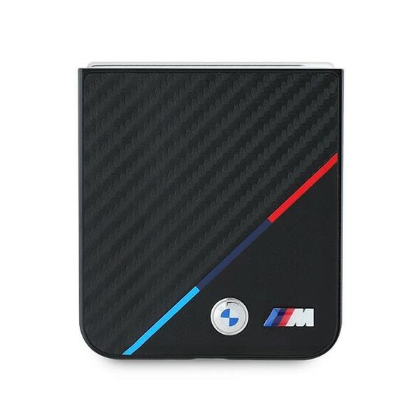 BMW case for Samsung Galaxy Z Flip6 BMW000842 black Hardcase Carbon Tricolor 3666339321994