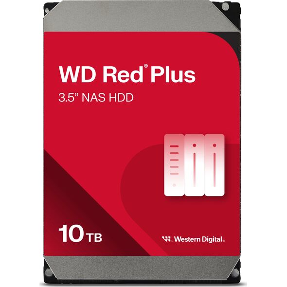 Dysk serwerowy WD Red Plus 10TB 3.5'' SATA III (6 Gb/s)  (WD101EFBX                      )