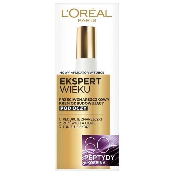 L’Oreal Paris LOREAL_Age Specialist Ekspert Wieku 60+ przeciwzmarszczkowy krem odbudowujący pod oczy 15ml