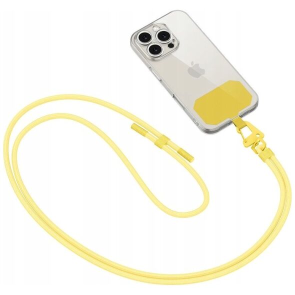 Tech-Protect TECH-PROTECT C5S ROPE CROSSBODY STRAP LEMON