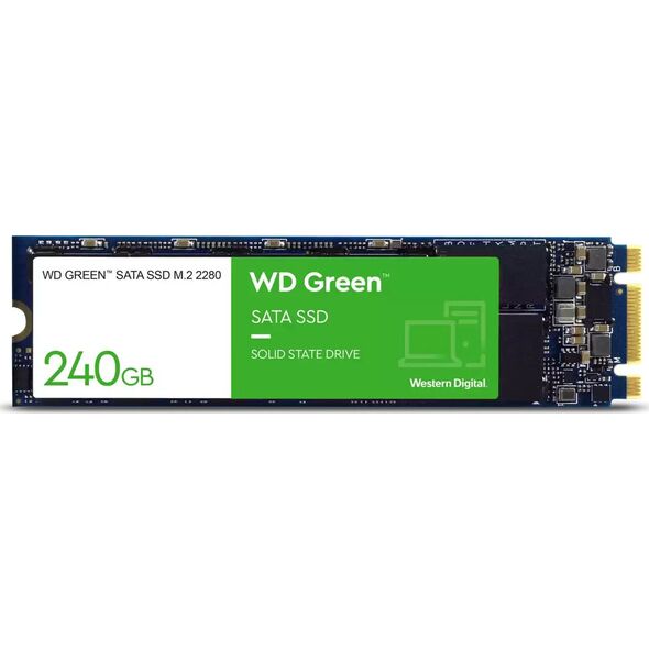 Dysk SSD WD Green 240GB M.2 2280 SATA III (WDS240G3G0B)