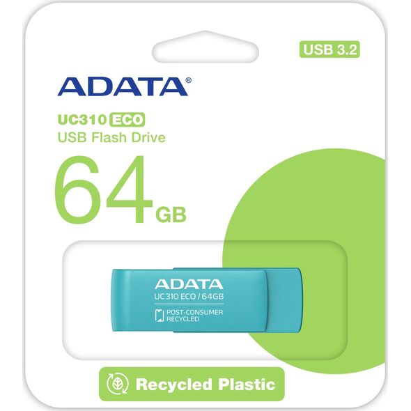 Pendrive ADATA Pendrive UC310 64GB USB3.2 ECO