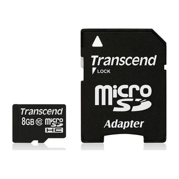 Karta Transcend MicroSDHC 8 GB Class 10 UHS-I  (TS8GUSDHC10)