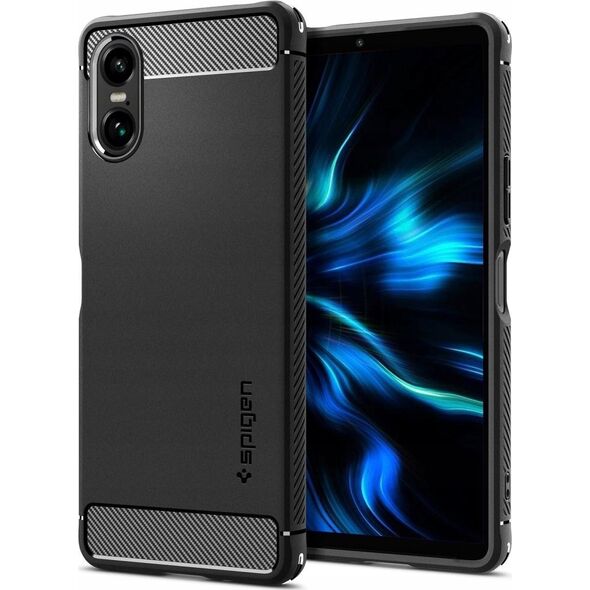 Spigen Spigen Rugged Armor, matte black - Sony Xperia 10 VI