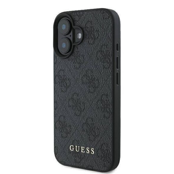 Original Case IPHONE 16 PLUS Guess Hardcase 4G Classic (GUHCP16MG4GFGR) black 3666339346058