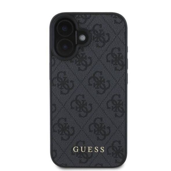 Original Case IPHONE 16 Guess Hardcase 4G Classic (GUHCP16SG4GFGR) black 3666339346041