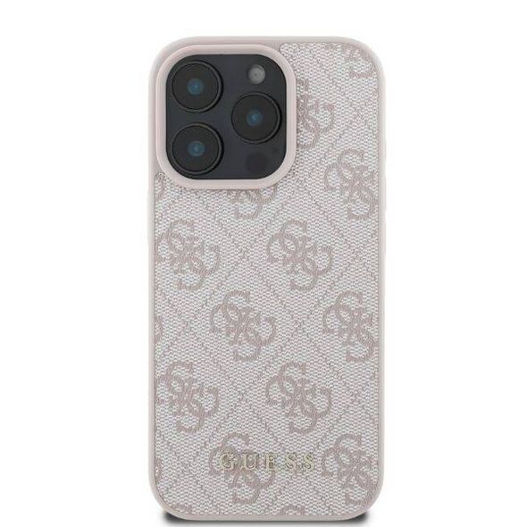 Original Case IPHONE 16 PRO MAX Guess Hardcase 4G Classic (GUHCP16XG4GFPI) pink 3666339346119