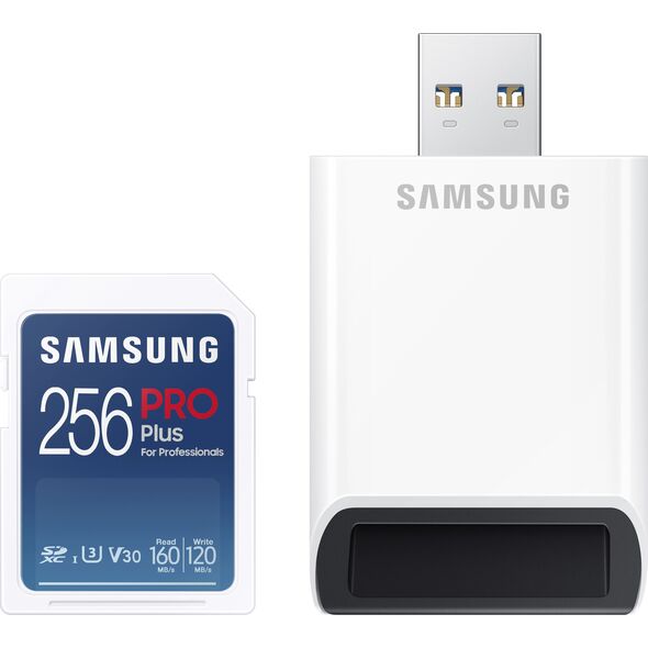 Karta Samsung PRO Plus 2021 SDXC 256 GB Class 10 UHS-I/U3 V30 (MB-SD256KB/WW)