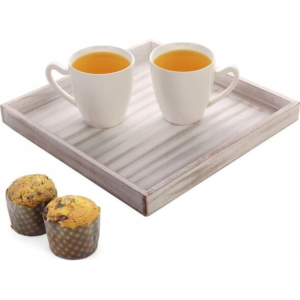 Tadar Taca śniadaniowa TRAY GREY, 30 x 30 cm, kolor szary