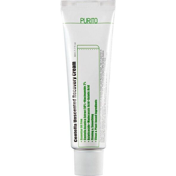 PURITO_Centella Unscented Recovery Cream regenerujący krem na bazie wąkroty azjatyckiej 50ml