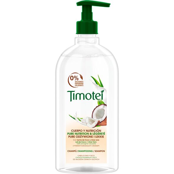 TIMOTEI_Nourished &amp| Light szampon do włosów Coconut &amp| Aloe Vera 750ml