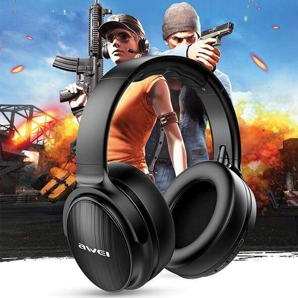 AWEI On-Ear Bluetooth Headphones (A780BL) black 6954284054225