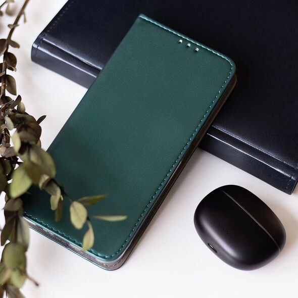 Smart Magnetic case for Samsung Galaxy S24 FE dark green 5907457792616