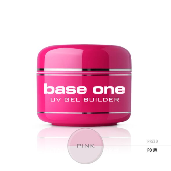 Silcare Żel do paznokci Gel Base One Pink budujący 15g