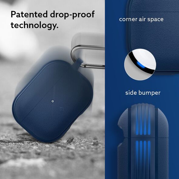 Spigen Case with Metal Holder for Apple AirPods Pro 1/2 Spigen Caseology Vault - Navy Blue 0810083832425 έως 12 άτοκες Δόσεις