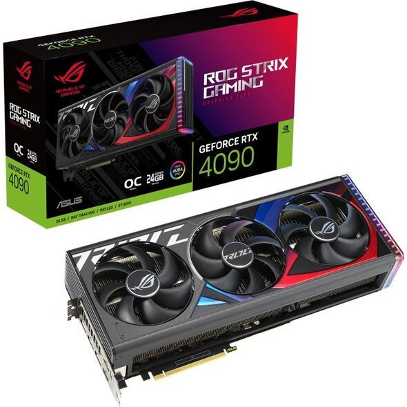 Karta graficzna Asus ROG Strix GeForce RTX 4090 OC 24GB GDDR6X (ROG-STRIX-RTX4090-O24G-GAMING)