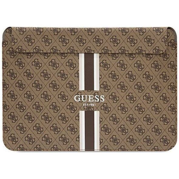 Etui Guess Guess Sleeve GUCS14P4RPSW 14" brązowy/ brown 4G Printed Stripes