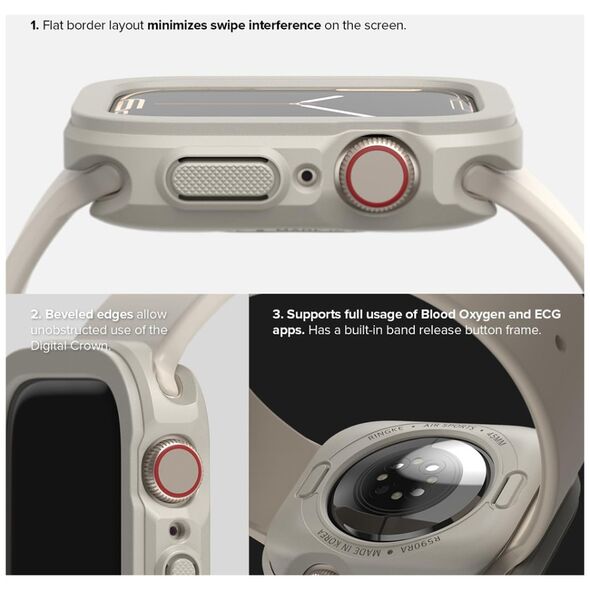 Ringke Case for Apple Watch 10 42mm - Ringke Air Sports - Warm Gray 8800274963962 έως 12 άτοκες Δόσεις