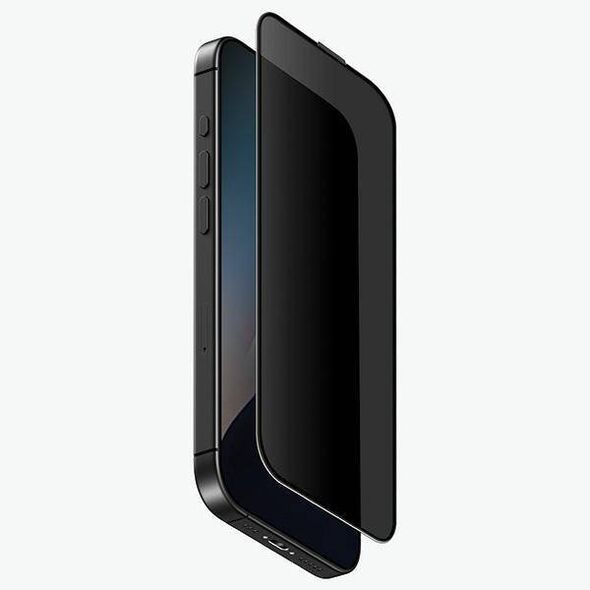 Tempered Glass 5D IPHONE 16 PRO UNIQ Optix Privacy with Applicator 8886463690178