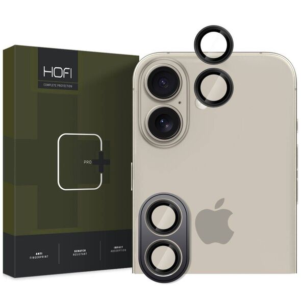 Camera Cover IPHONE 16 / IPHONE 16 PLUS HOFI CamRing Pro+ black 5906302311040