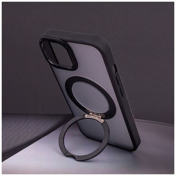 Mag Ring Rotating case for iPhone 16 Plus 6,7&quot; black 5907457789654