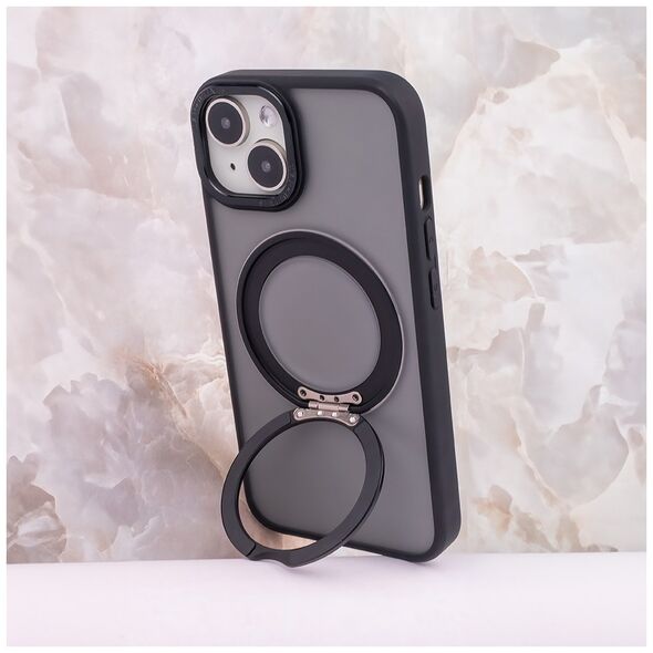 Mag Ring Rotating case for iPhone 16 6,1&quot; black 5907457789630