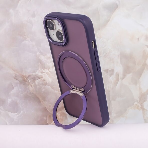 Mag Ring Rotating case for iPhone 16 6,1&quot; purple 5907457789678