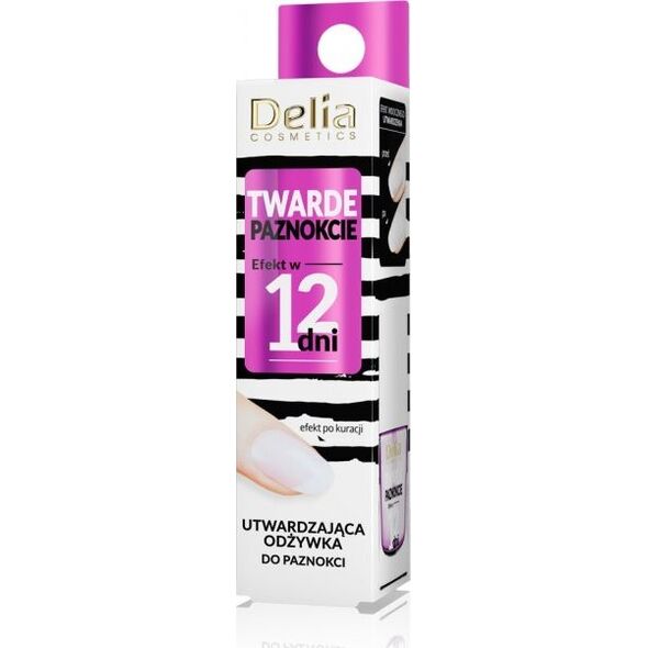 Delia Cosmetics Efekt w 12 dni Odżywka do paznokci Twarde Paznokcie-utwardzająca 11ml