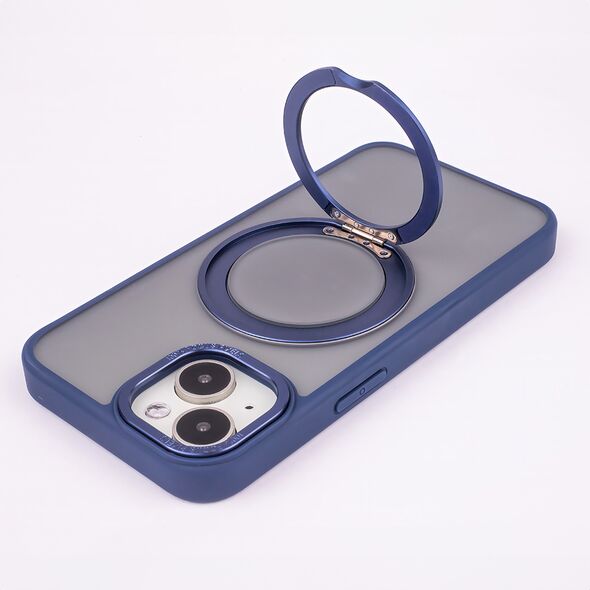 Mag Ring Rotating case for iPhone 16 6,1&quot; navy blue 5907457789715