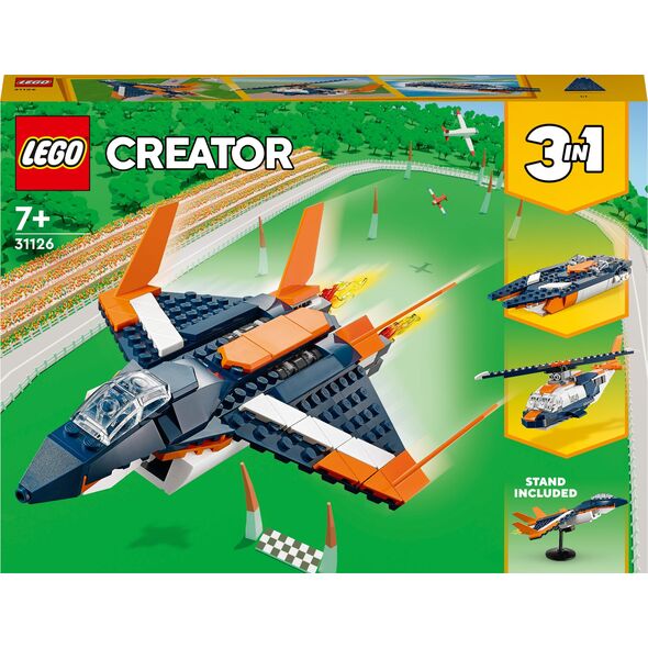 LEGO Creator 3 w 1 Odrzutowiec naddźwiękowy (31126)