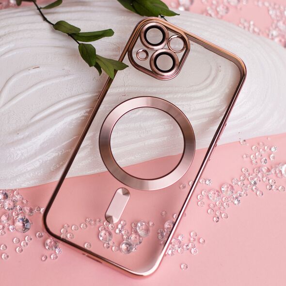 Color Chrome Mag case for iPhone 16 6,1&quot; rose gold 5907457787988