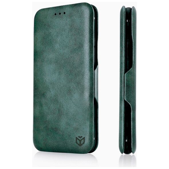 Techsuit Case for Motorola Moto G55 - Techsuit Safe Wallet Plus - Green 5949419247192 έως 12 άτοκες Δόσεις