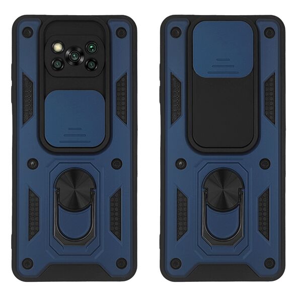 Θήκη Ring Armor CamPro Sonique για Xiaomi Poco X3 NFC / Poco X3 Pro Μπλέ 5210312032087