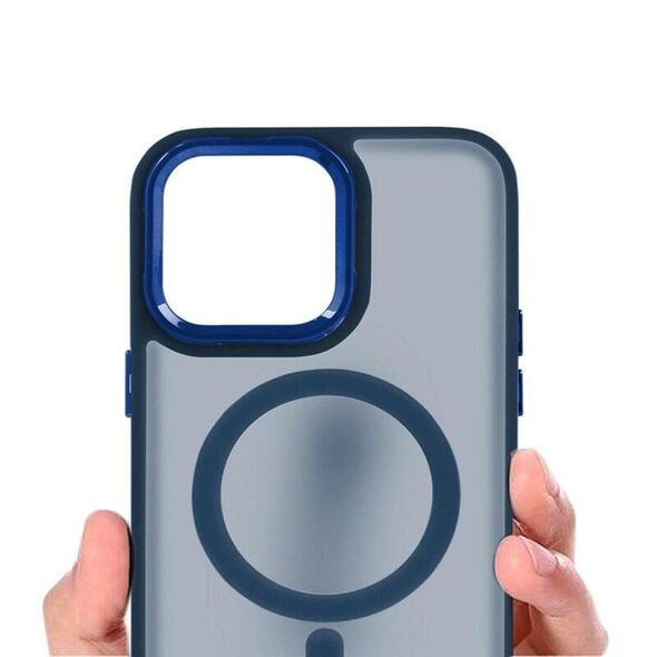 Case IPHONE 16 PRO Matt MagSafe dark blue 5905884820230