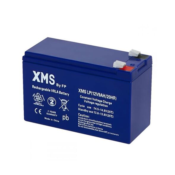 BATTERY  RECHARGABLE XMS LP 12V-9AH FOR UPS NEW 0.081.132 έως 12 άτοκες Δόσεις