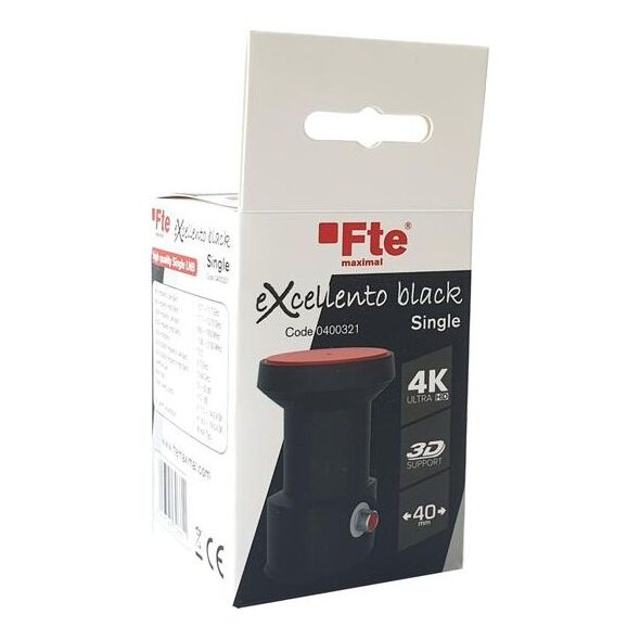 FTE Konwerter Single FTE eXcellento Black LTE 0,1 dB