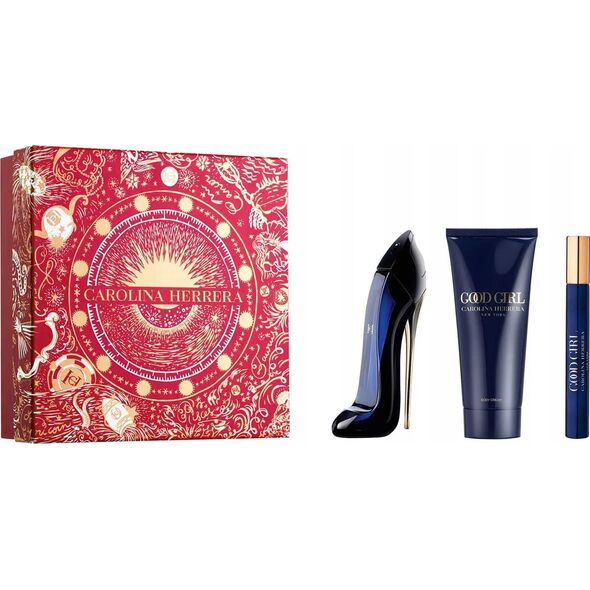 SET CAROLINA HERRERA Good Girl EDP spray 80ml + EDP spray 10ml + BODY LOTION 100ml