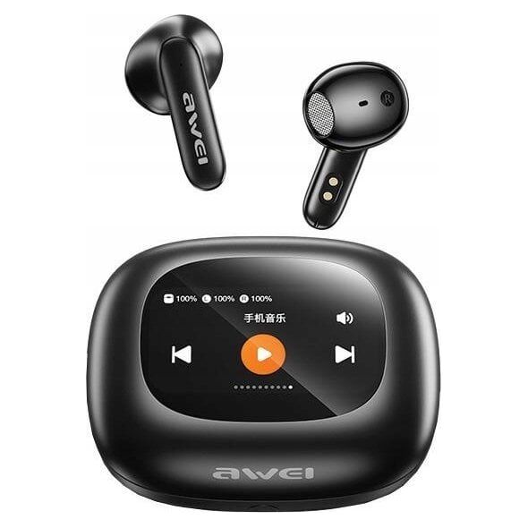 Słuchawki Awei AWEI słuchawki Bluetooth 5.4 TP97 TWS + stacja dokująca czarny/black