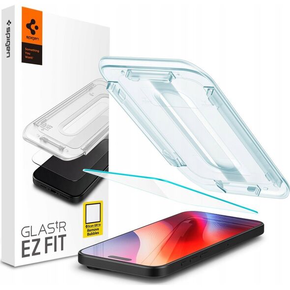 Spigen Spigen Glas.TR iPhone 16 Pro "EZ FIT" clear szkło hartowane AGL07935