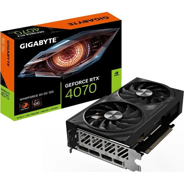 Karta graficzna Gigabyte GeForce RTX 4070 Windforce 2X OC 12GB GDDR6X (GV-N4070WF2OC-12GD)