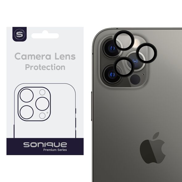 Camera Protection Sonique Lens Pro Apple iPhone 12 Pro Black 5210312036788