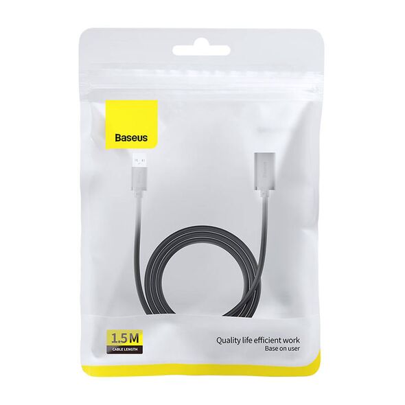 Baseus Cablu Extensie USB la USB, 1m - Baseus (B00631103111-02) - Black 6932172630362 έως 12 άτοκες Δόσεις