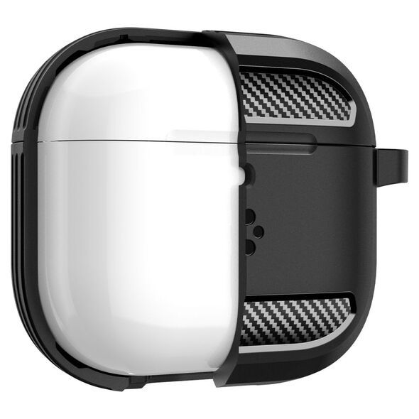 Spigen Case for Apple AirPods 4 - Spigen Rugged Armor - Matte Black 8809971234788 έως 12 άτοκες Δόσεις