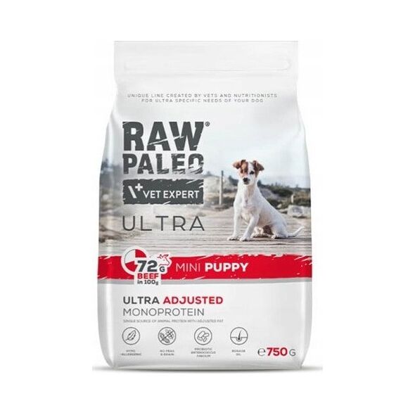 VetExpert VetExpert Raw Paleo Ultra Wołowina Mini Puppy 750g