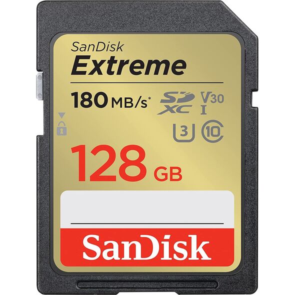 Karta SanDisk Extreme SDXC 128 GB Class 10 UHS-I/U3 V30 (SDSDXVA-128G-GNCIN)