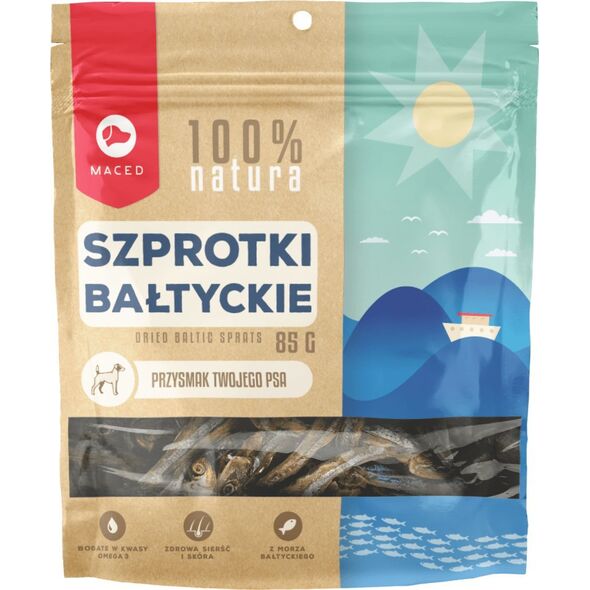 Maced Przysmak 100% NATURA SZPROTKA BAŁTYCKA 85G