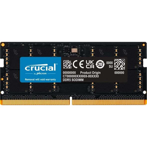 Pamięć do laptopa Crucial Pamięć do notebooka DDR5 SODIMM 32GB/5600 CL46 (16Gbit)