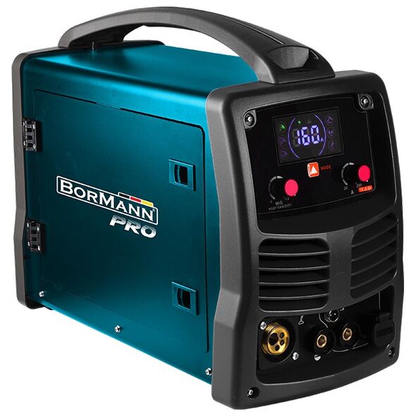 Bormann pro Biw4050 Bormann pro Biw4050 Ηλεκτροκόλληση Inverter Απόδοση 250α/60%, Ψηφ.οθόνης, Μεγ.ηλεκτρόδιο 5mm 079323 έως 12 Άτοκες Δόσεις