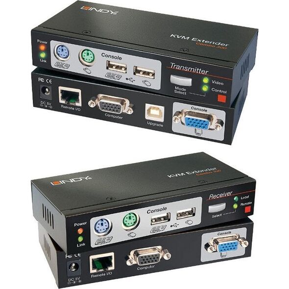 Lindy switch αγαθά στο Sosnowiec - Lindy Ca5 KVM Extend Combo switch with KVM Switches USB-PS/2 VGA bis 300m - 39378 () - Morelenet_1167274 1167274