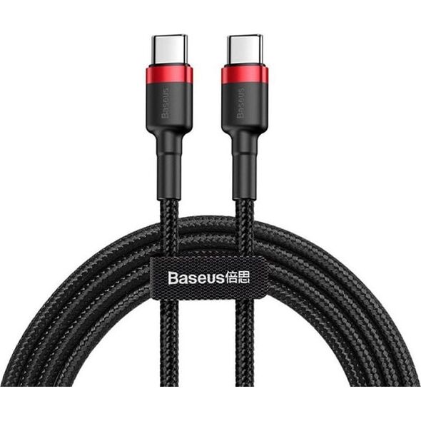 Baseus USB-C - USB-C καλώδιο USB 2 m Μαύρο (CATKLF-H91) 5665643